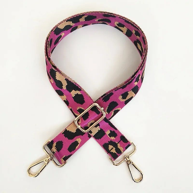 Fuchsia animal print strap
