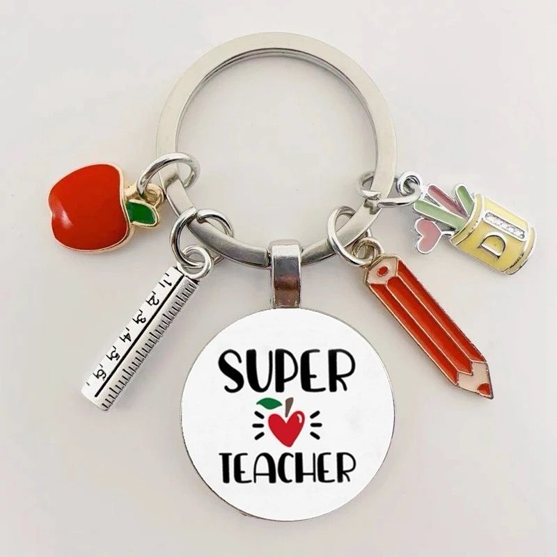 Super Teacher Keychain
