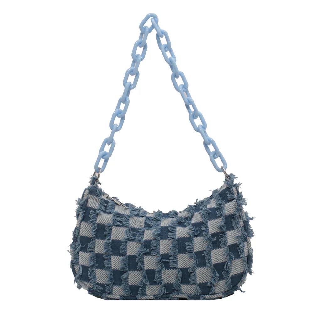 Blue Denim Bag