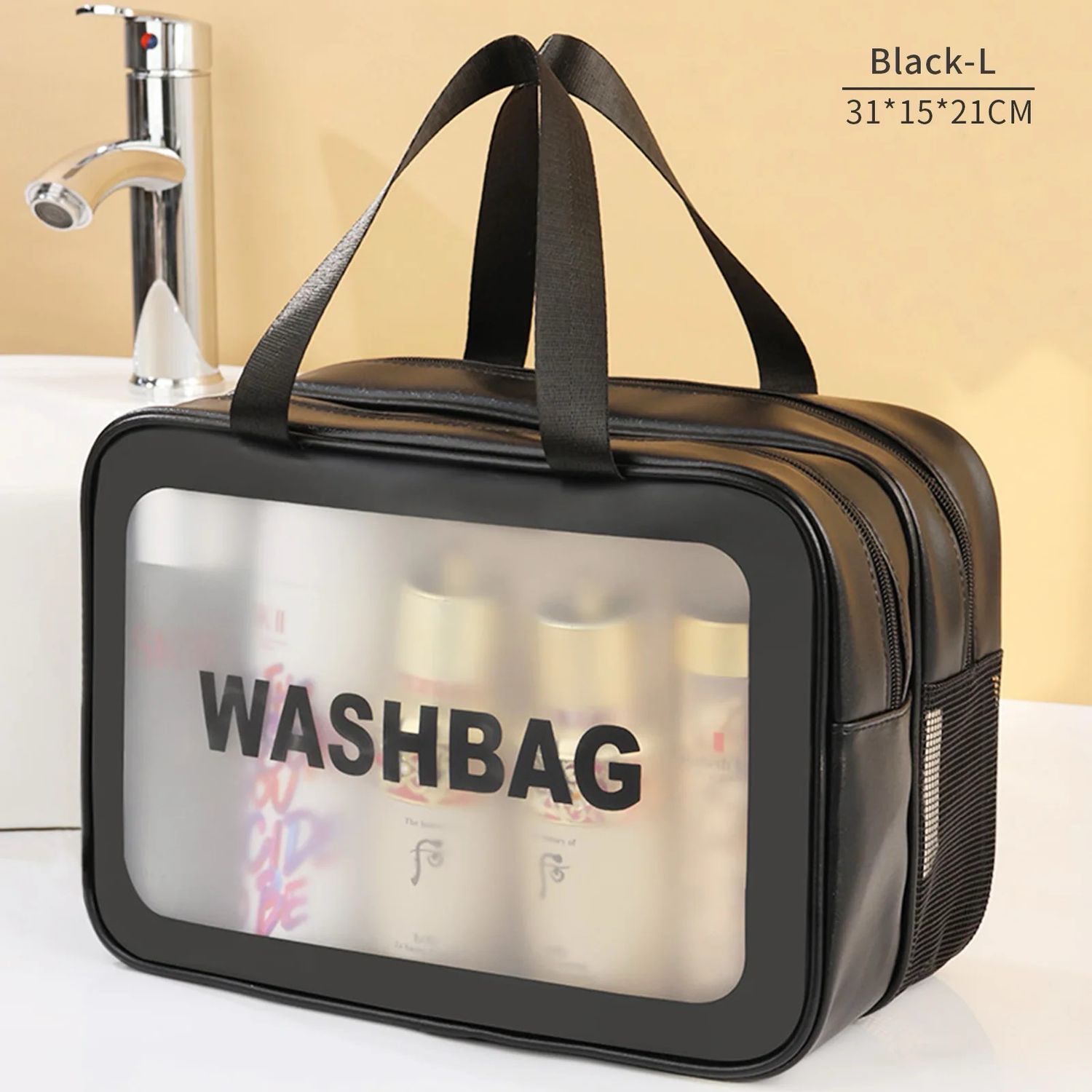 Black Washbag