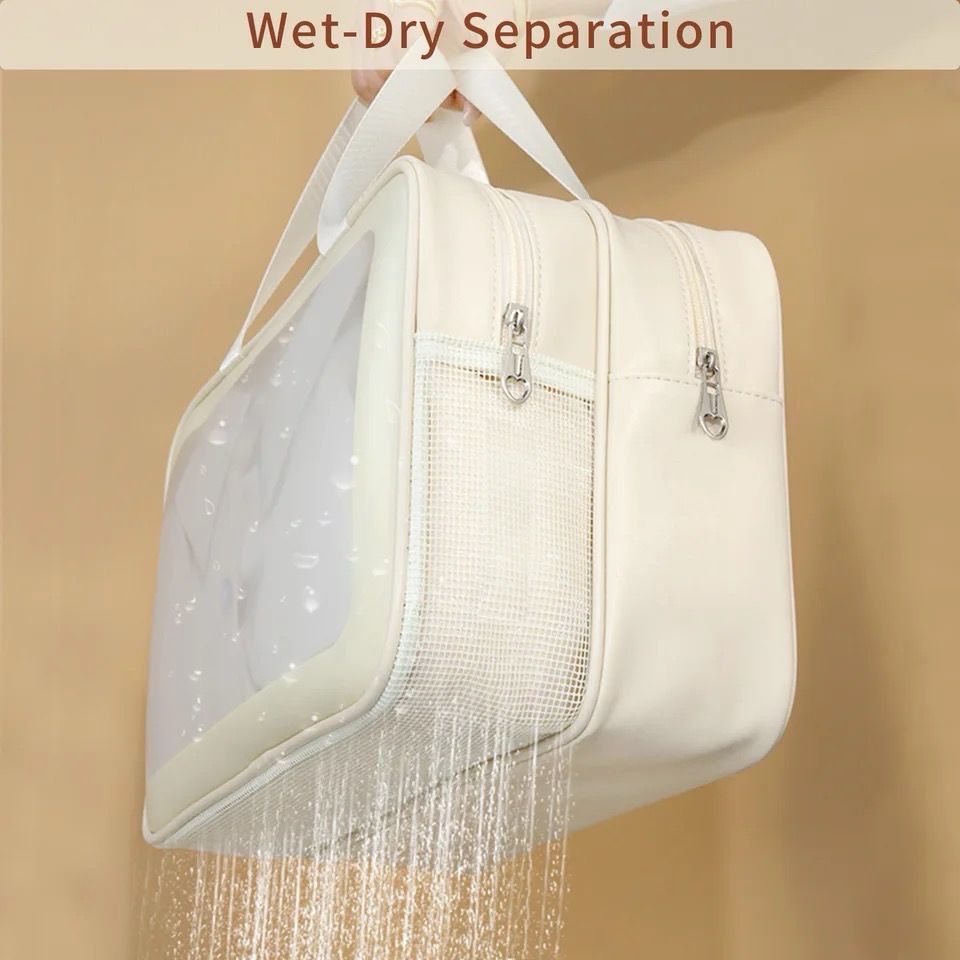 Beige Washbag