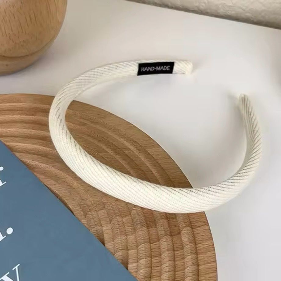 White Knitted Headband