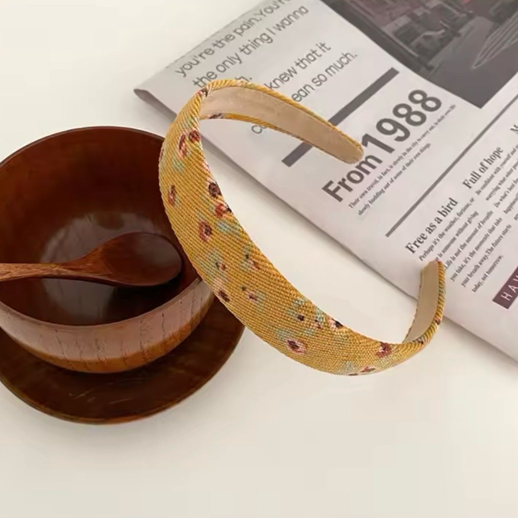 Yellow autumn Headband