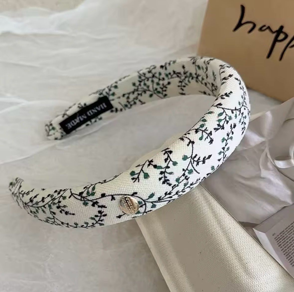 White olive Headband