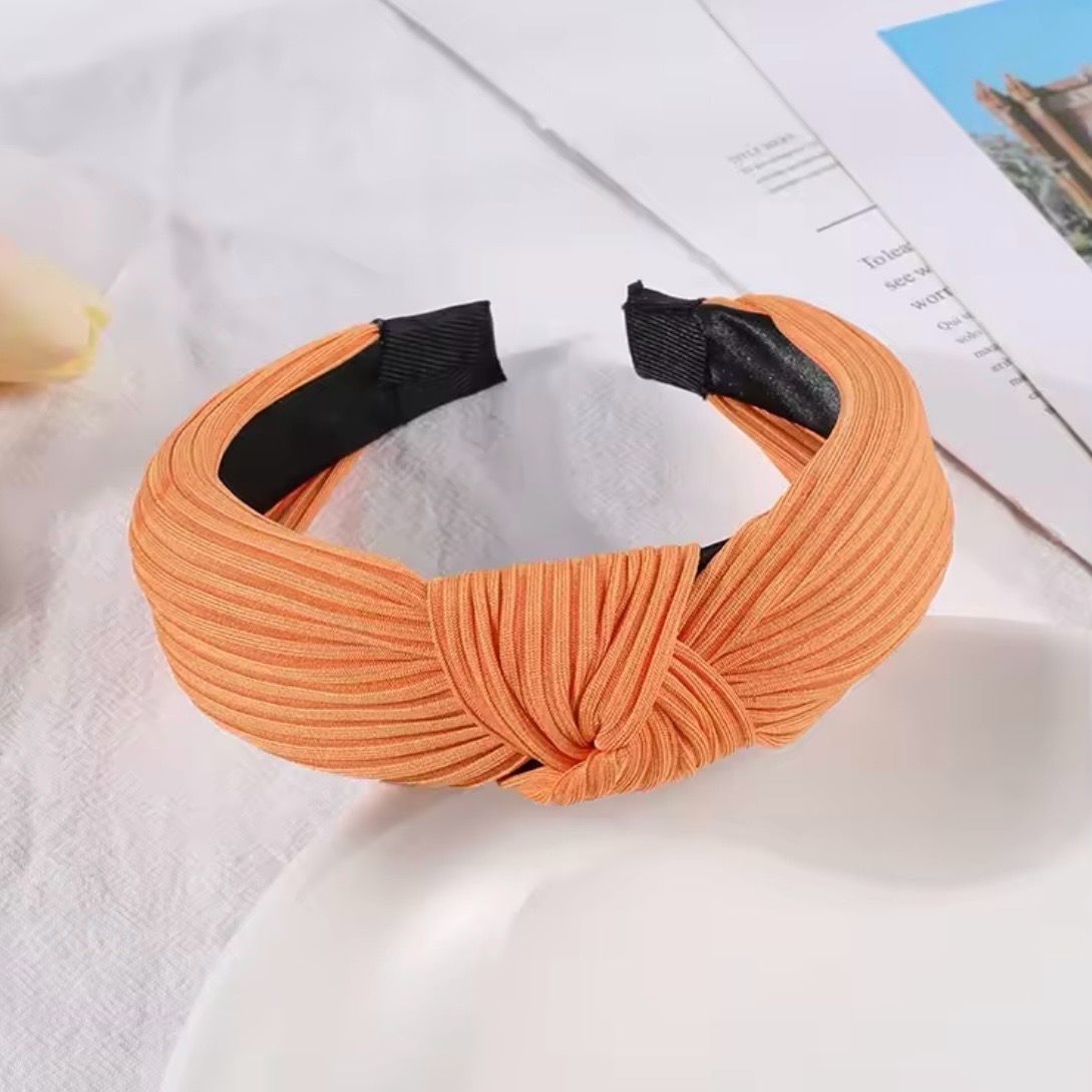 Peach Orange Headband