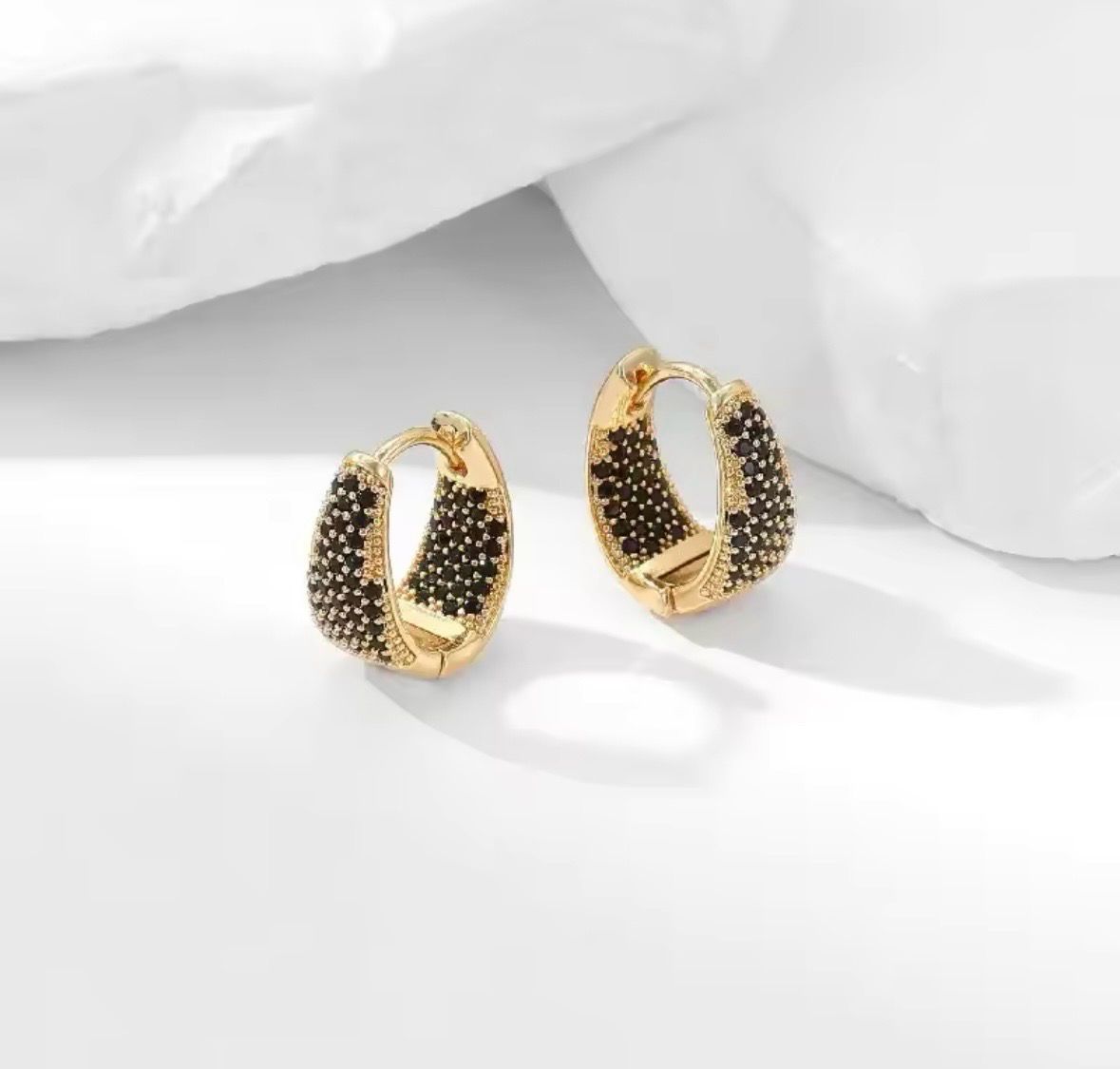 Argollas Zirconias Negras