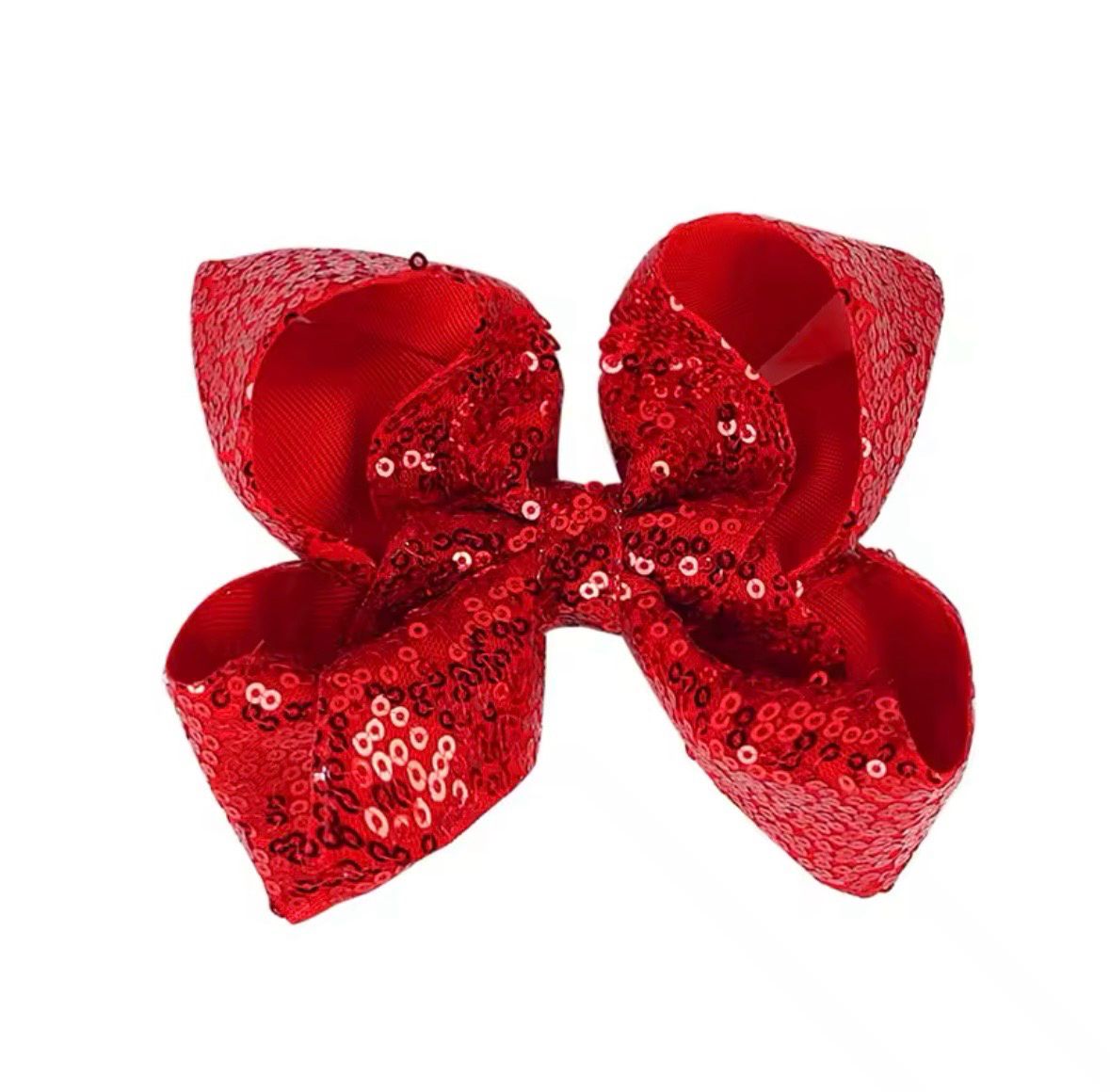 Red Sequin Hairbow