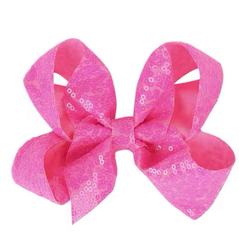 Pink Sequin Hairbow