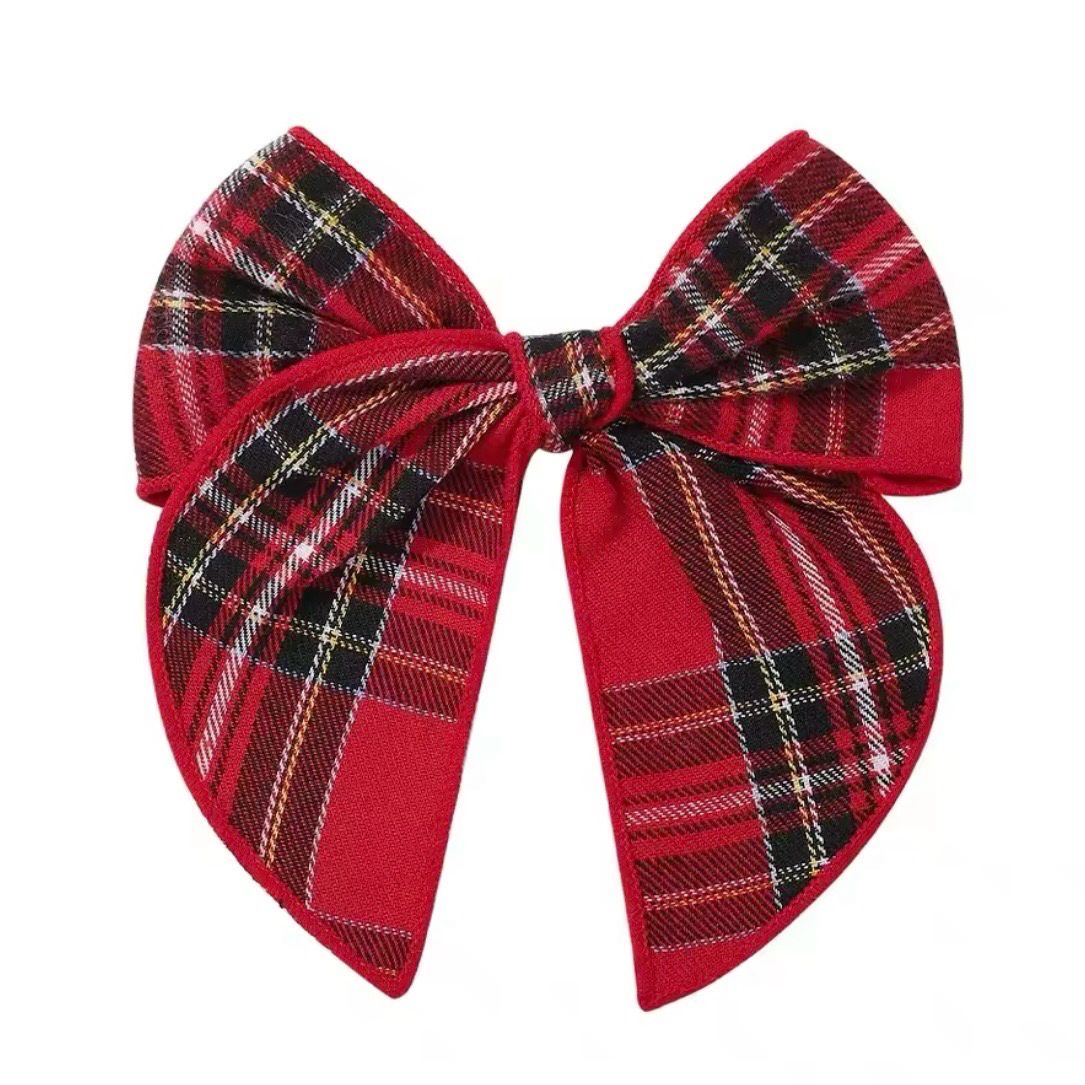 Red Christmas Hairbow