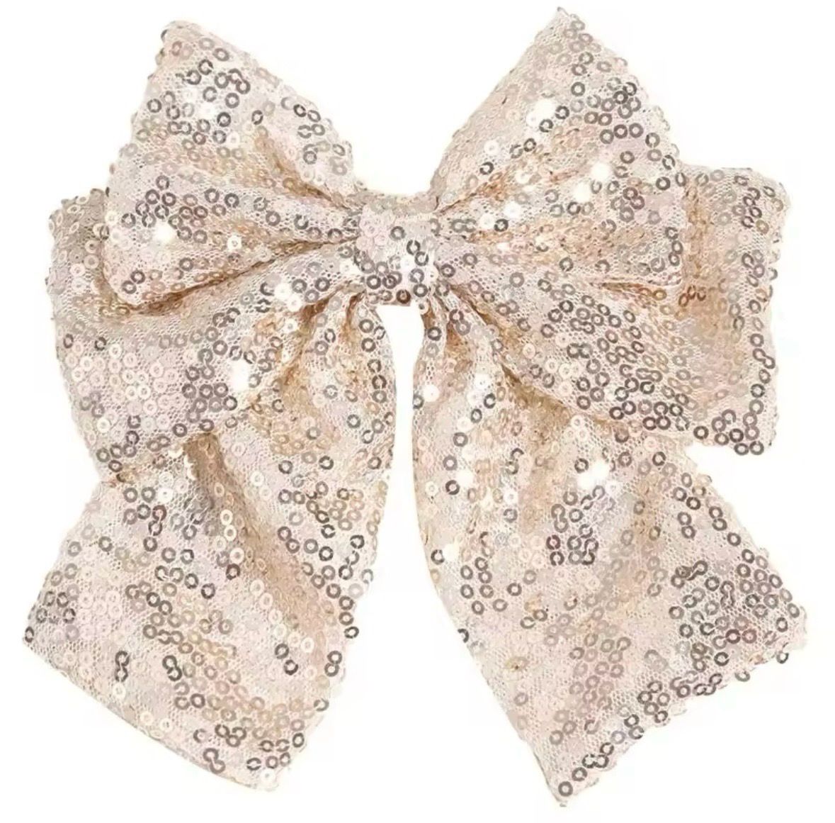 Gold Sequin Hairbow