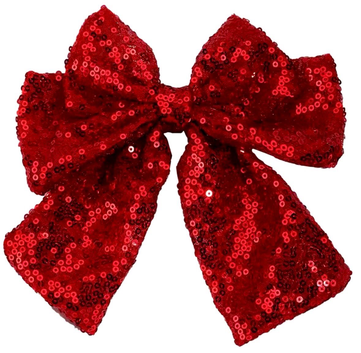 Red Sequin Hairbow