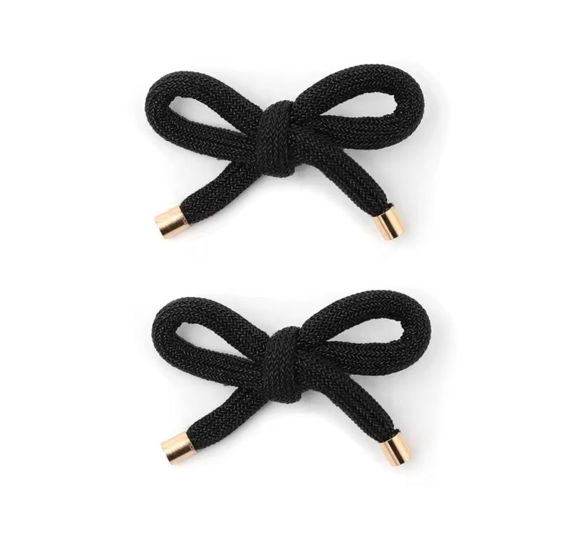 Black Rope Hairbow