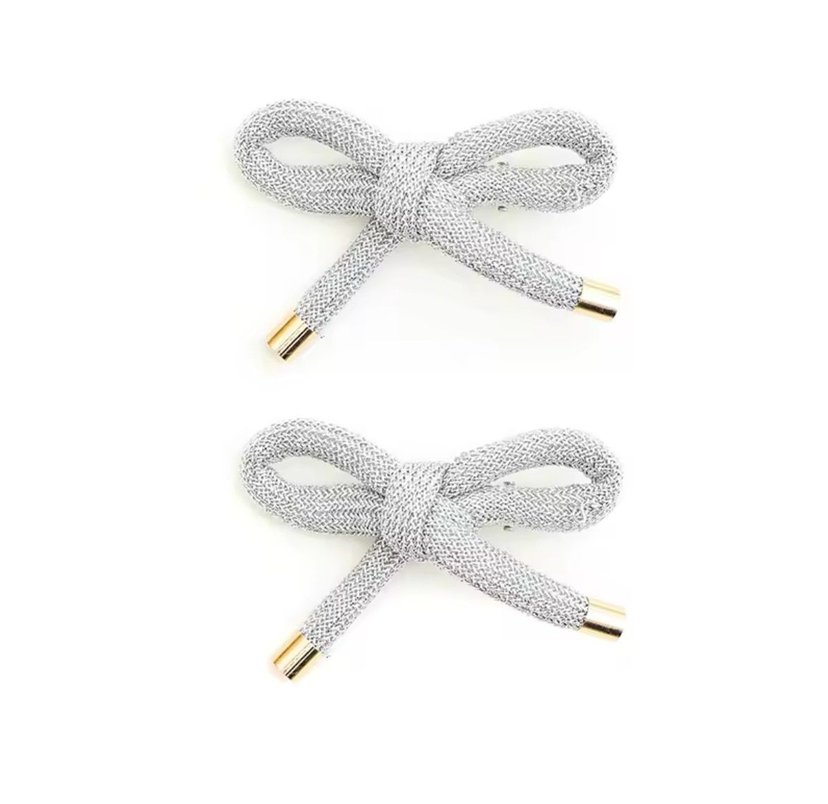 Silver Rope Hairbow