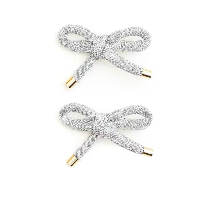 Silver Rope Hairbow