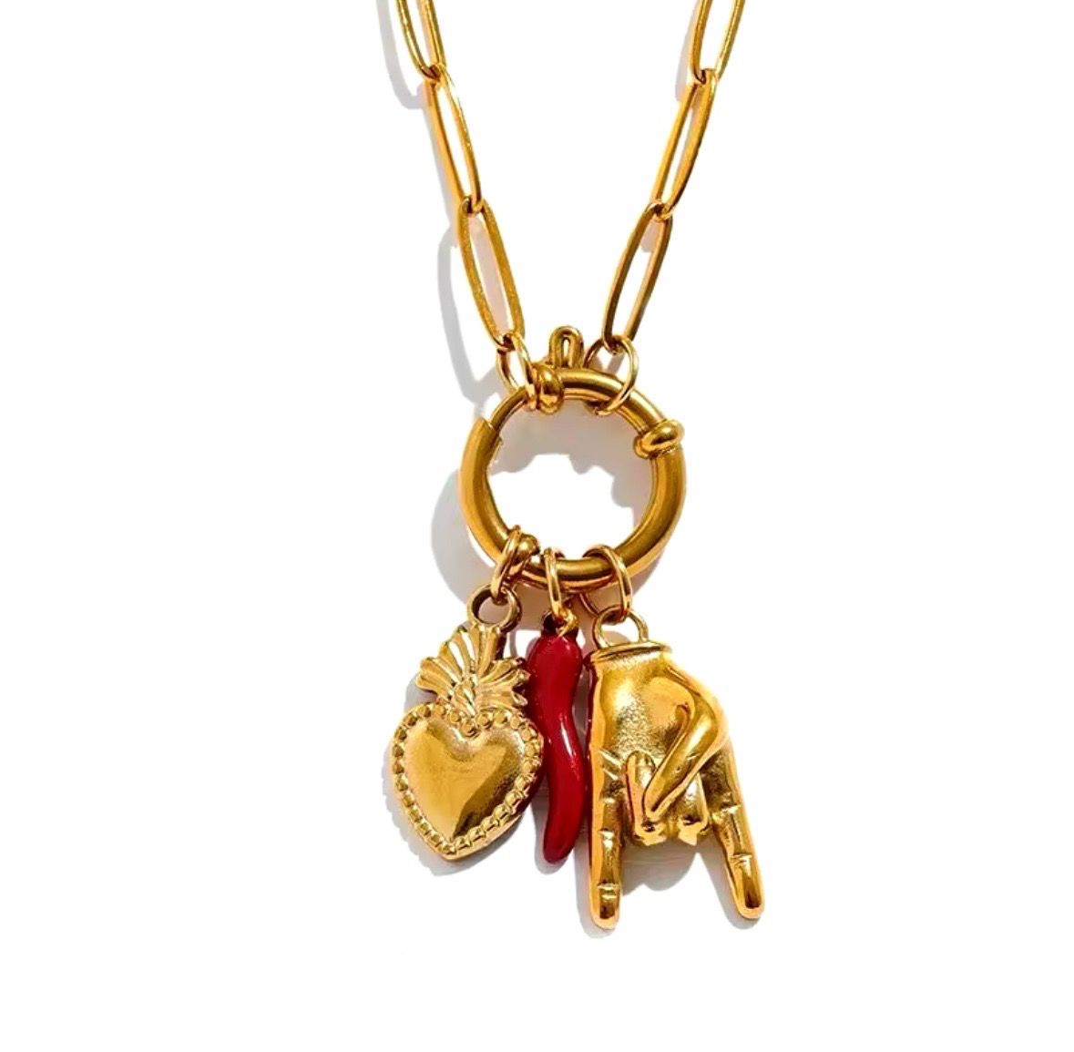 Red hot Chilli Necklace