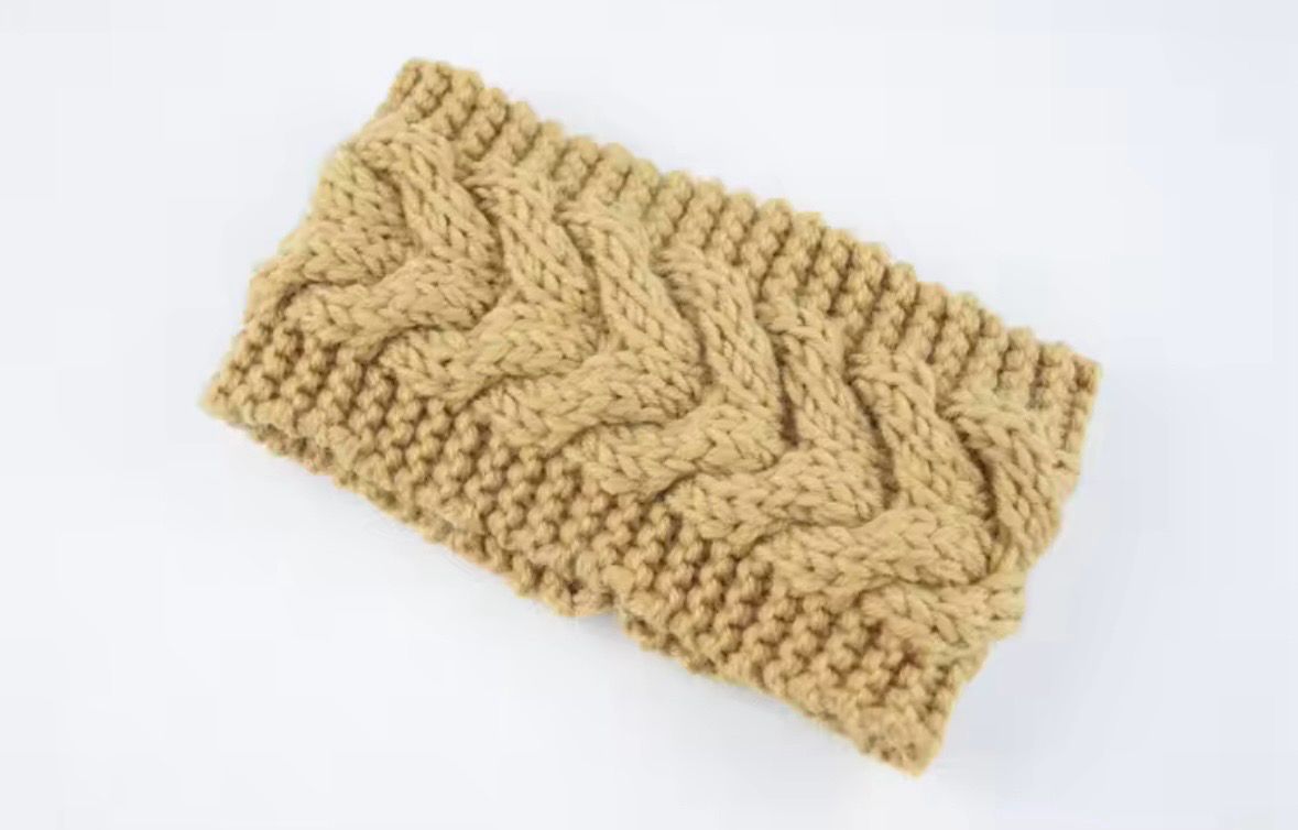 Bandana Tejida Amarillo Pálido