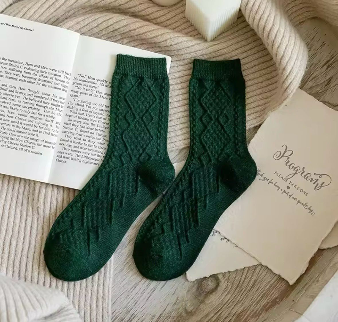 Dark green Socks