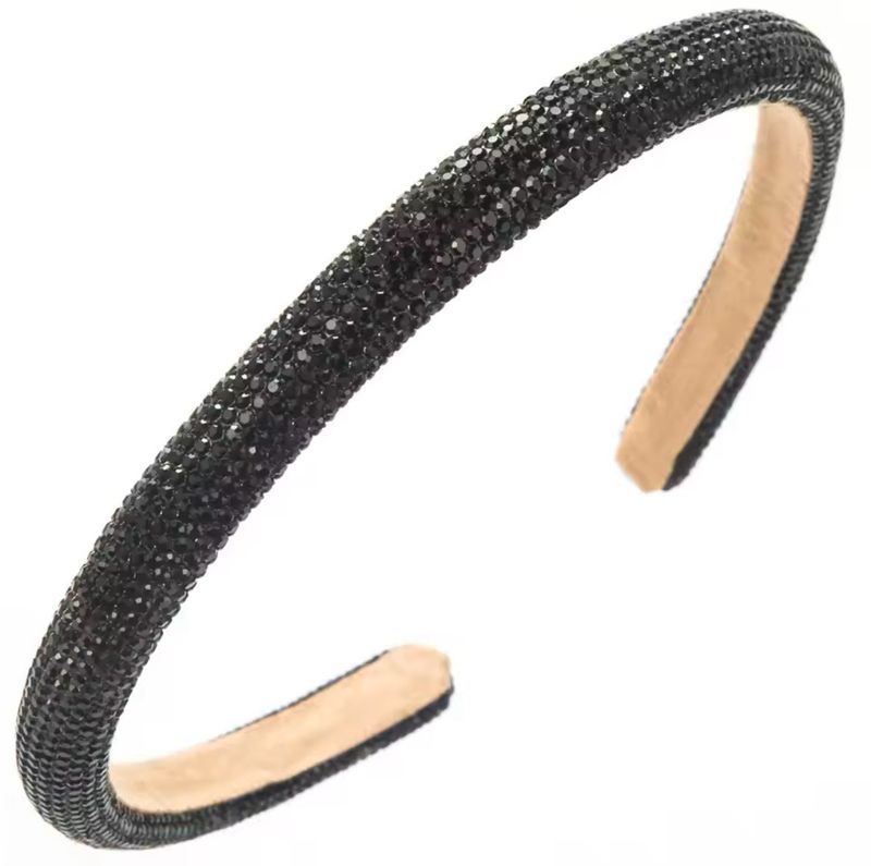 Black Headband Delgada