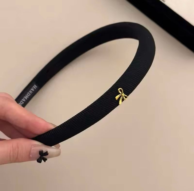 Bow Headband Black