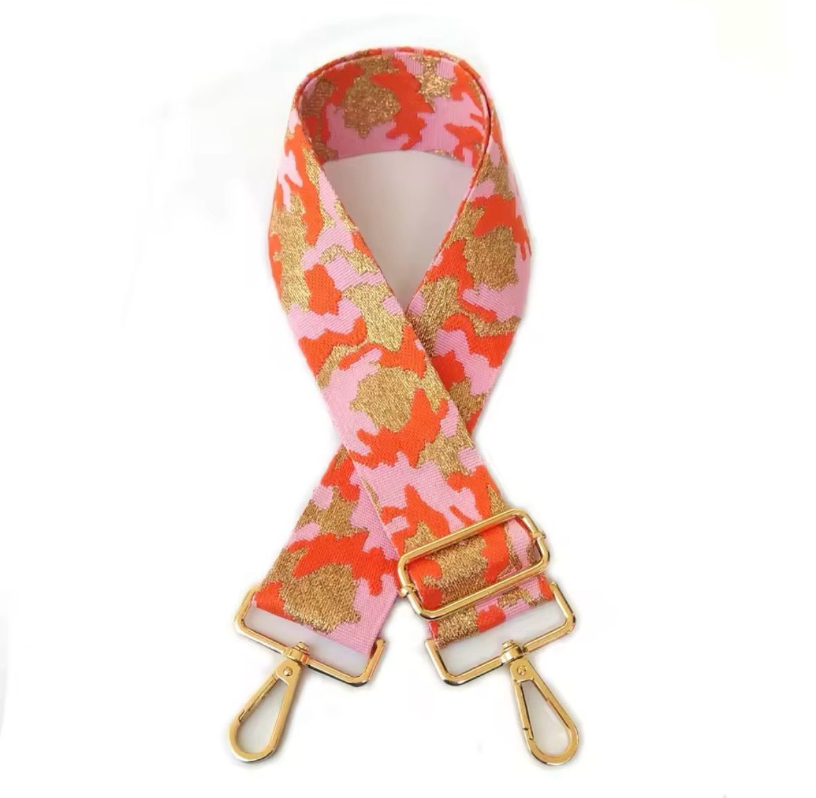 Orange pink camuflage Strap