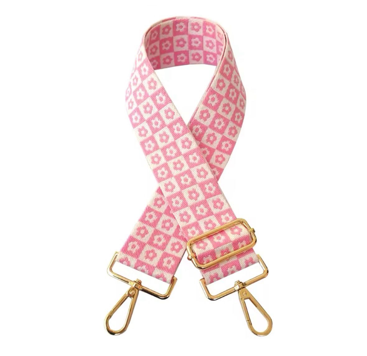 Pink Flowers Strap
