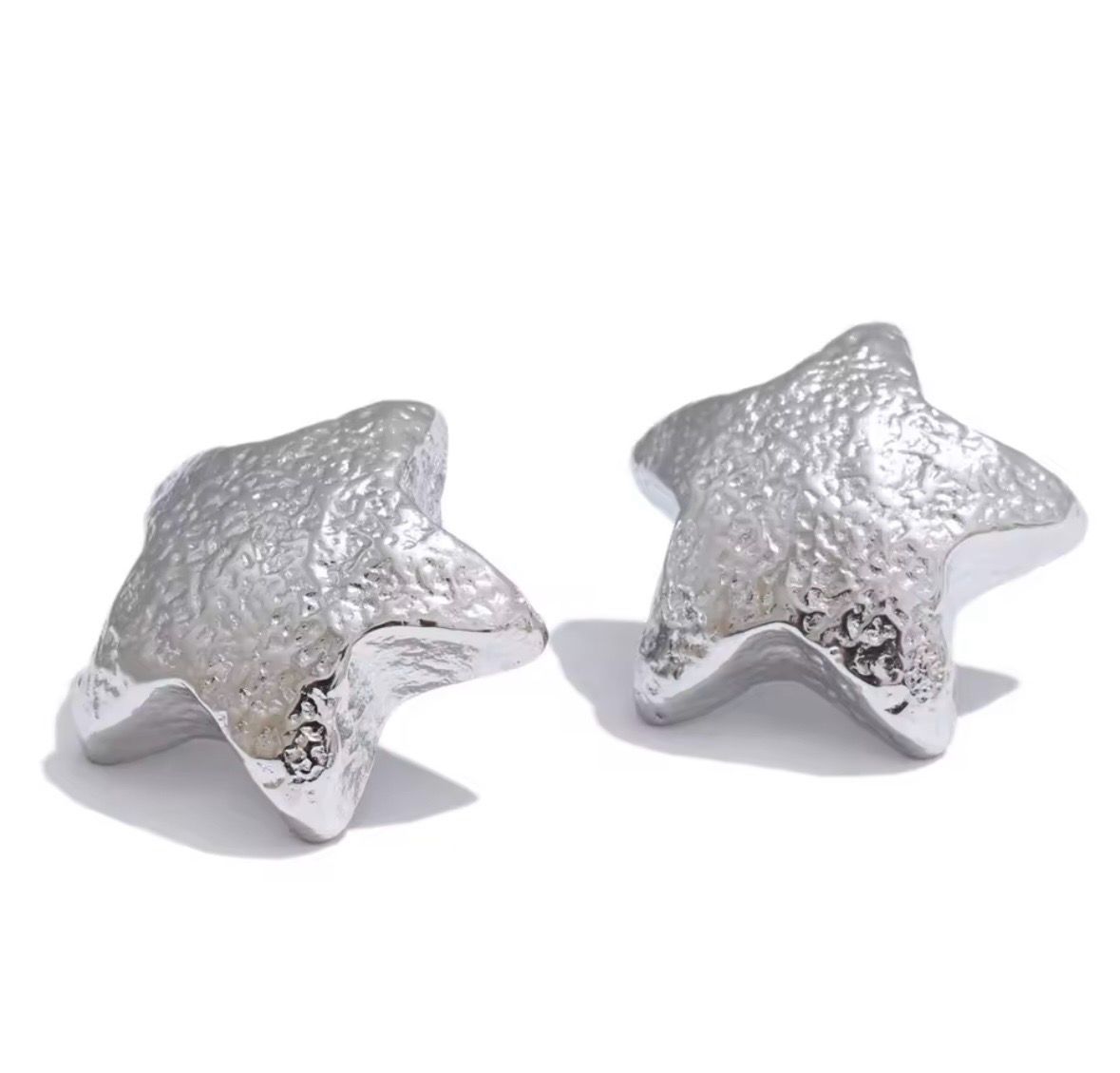 Star Earrings Silver