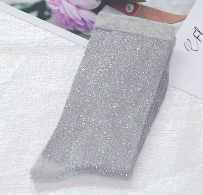 Holiday Gray Socks