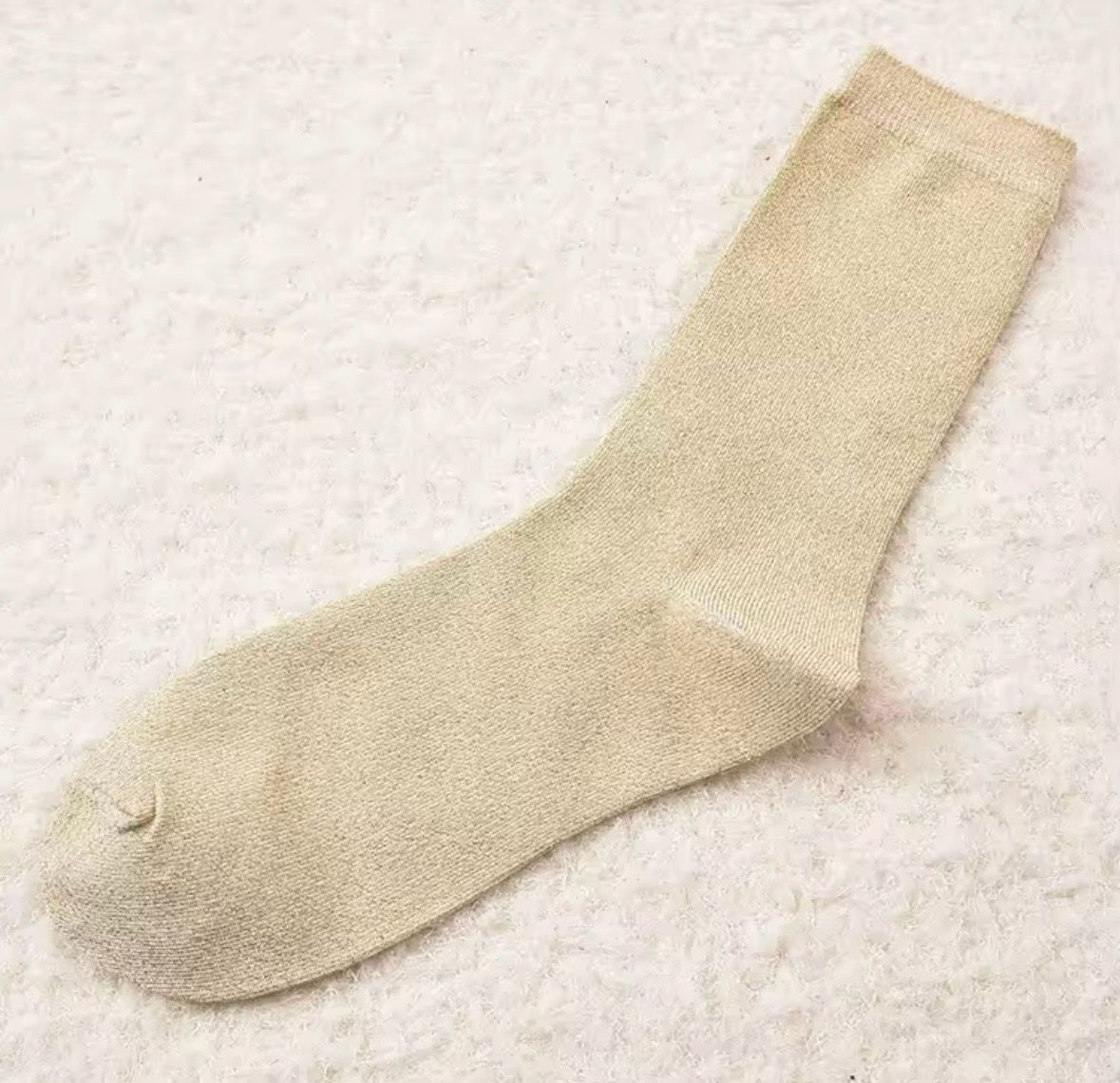 Holiday Cream Socks