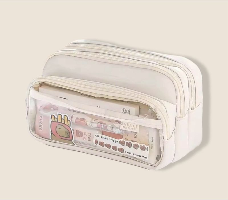 Estuche de Lapiceros Beige