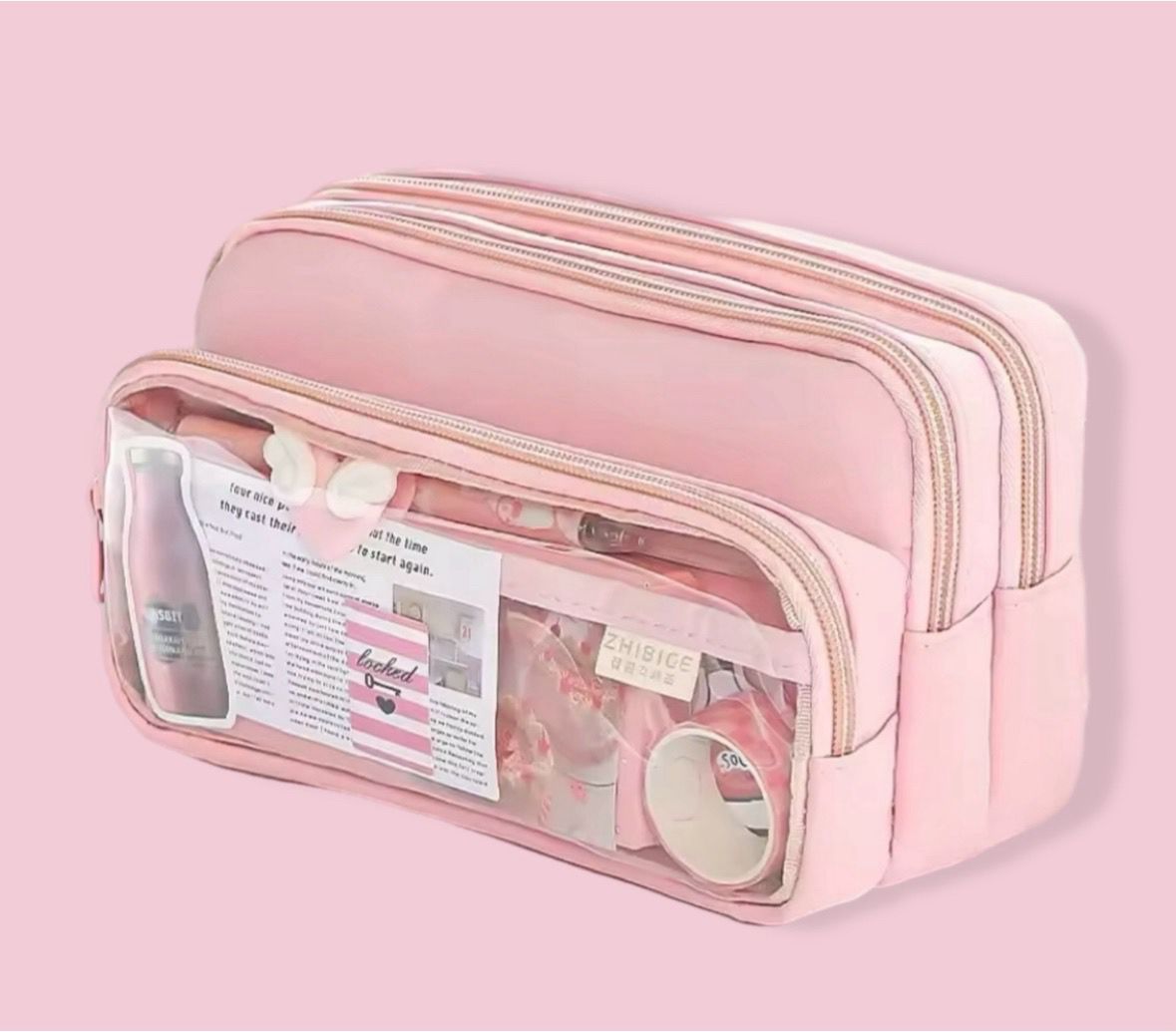 Estuche de lapiceros Rosa