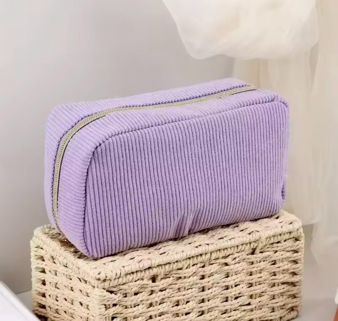 Estuche de Corduroy Lila