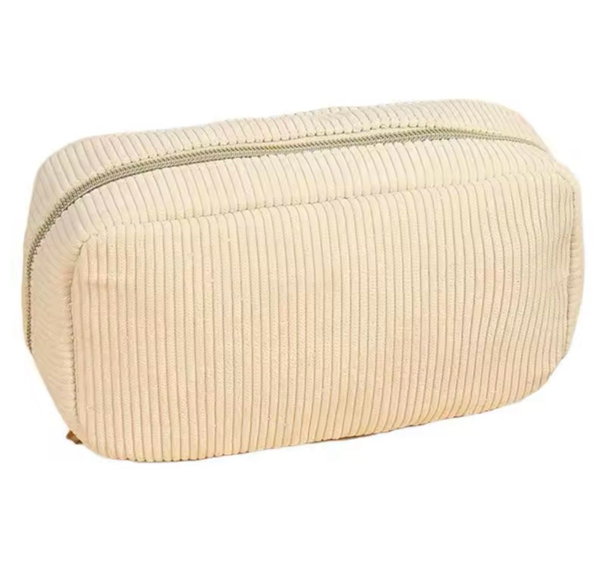 Estuche de Corduroy Beige