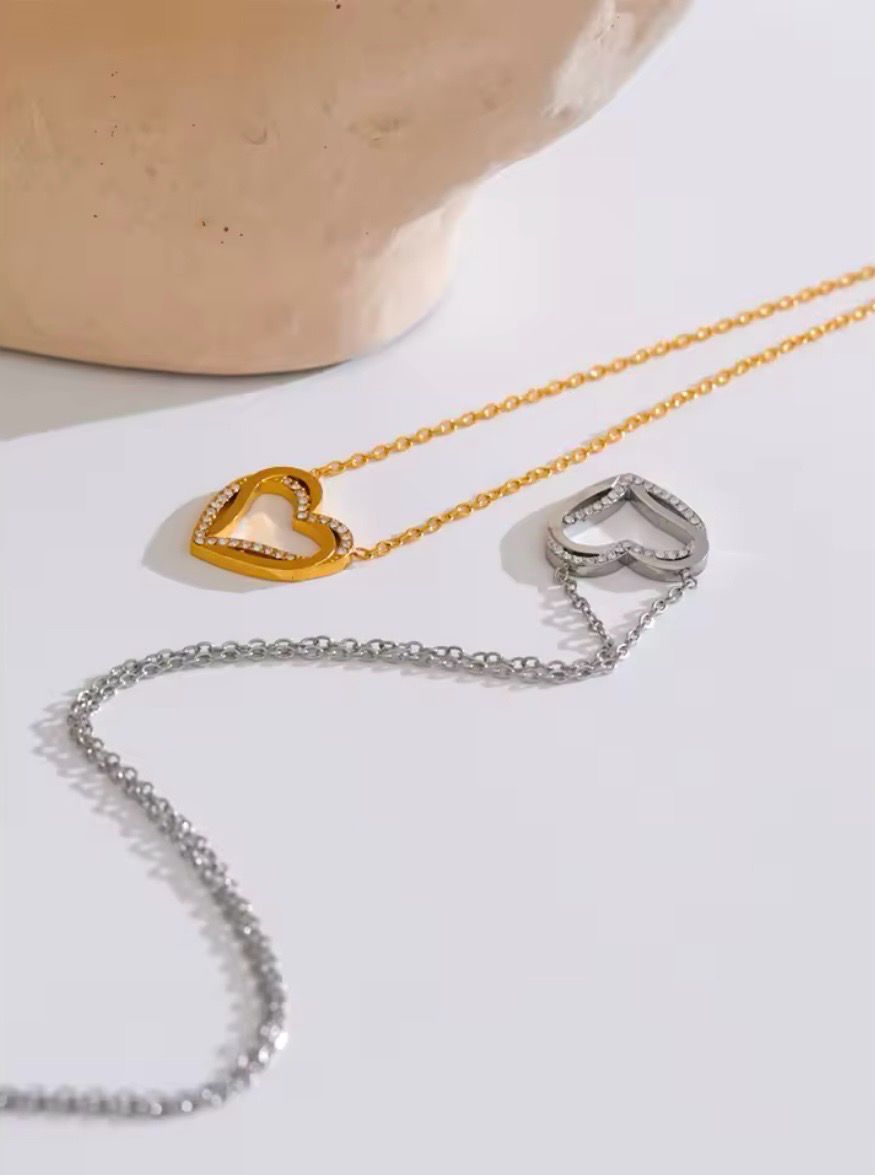 Heart Zirconia Necklace
