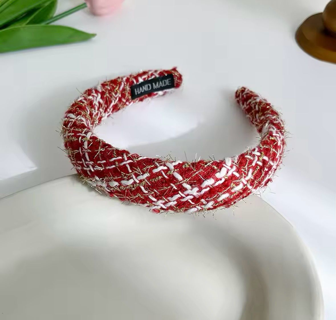 Red Vintage Headband