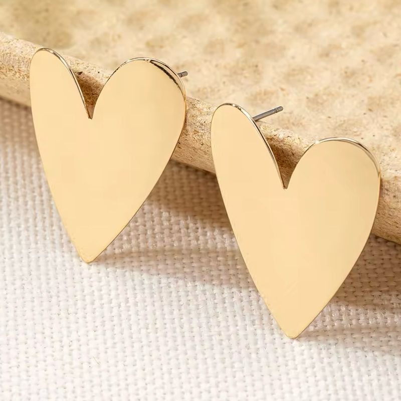 Gold Hearts Studs