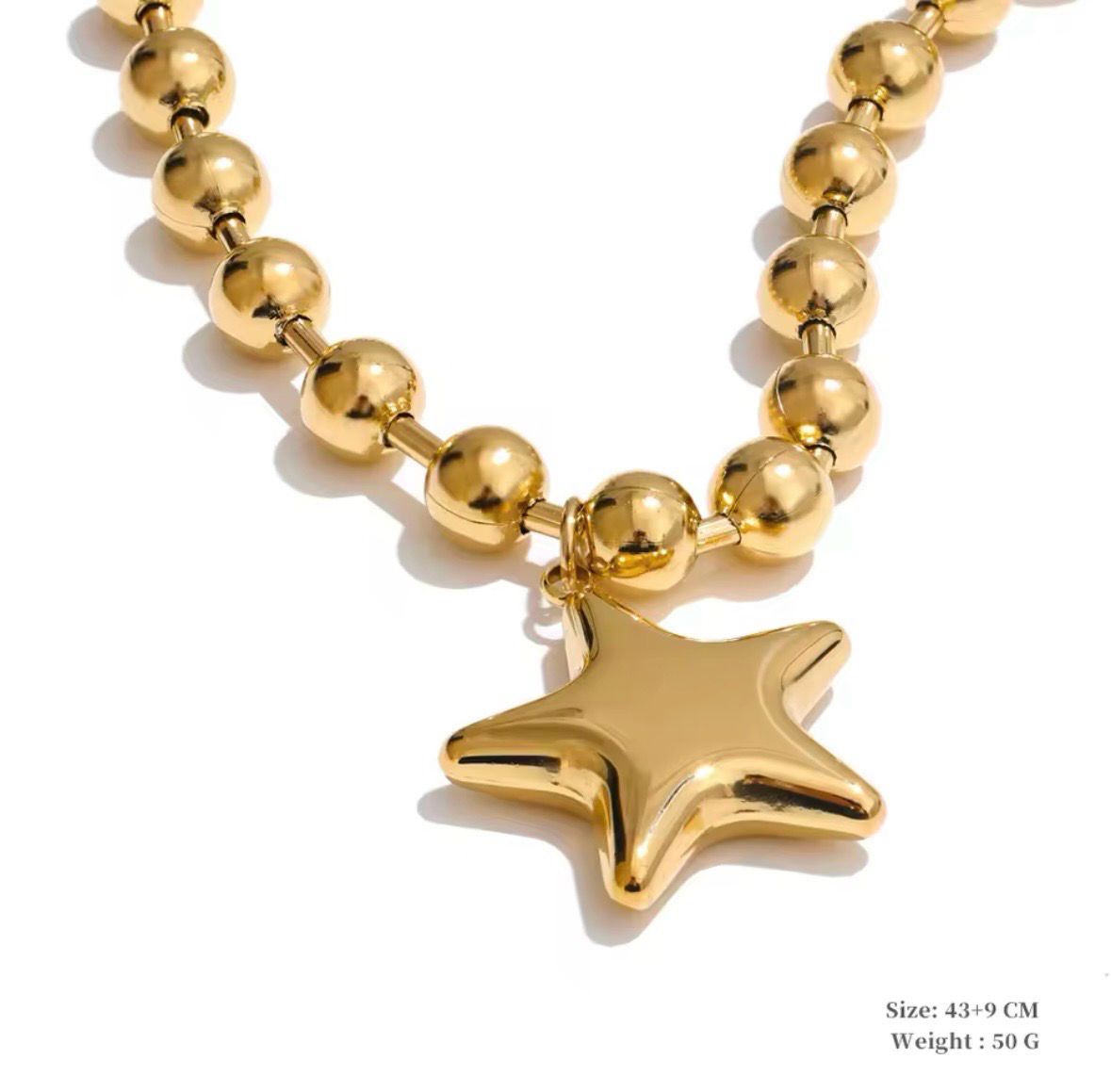 Star Beads Necklace