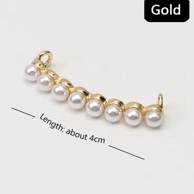 Charm Sneakers Gold Pearls