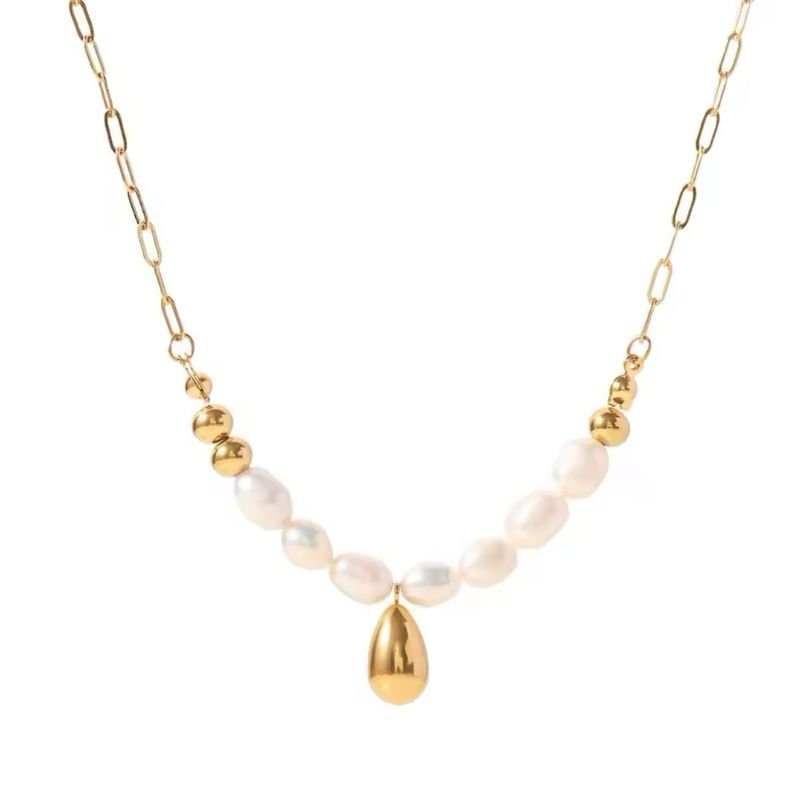 Collar Perlas Gota
