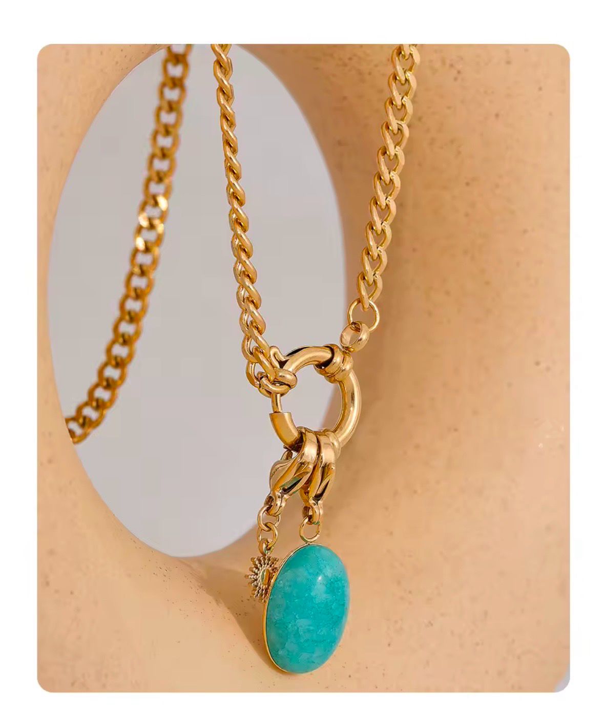 Turquoise Stone Necklace