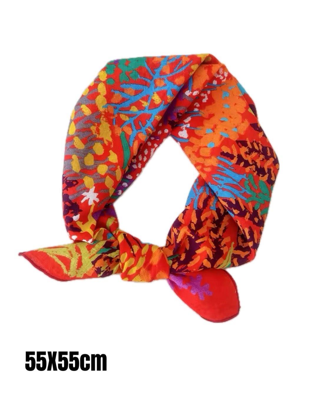 Orange Colorful Scarf