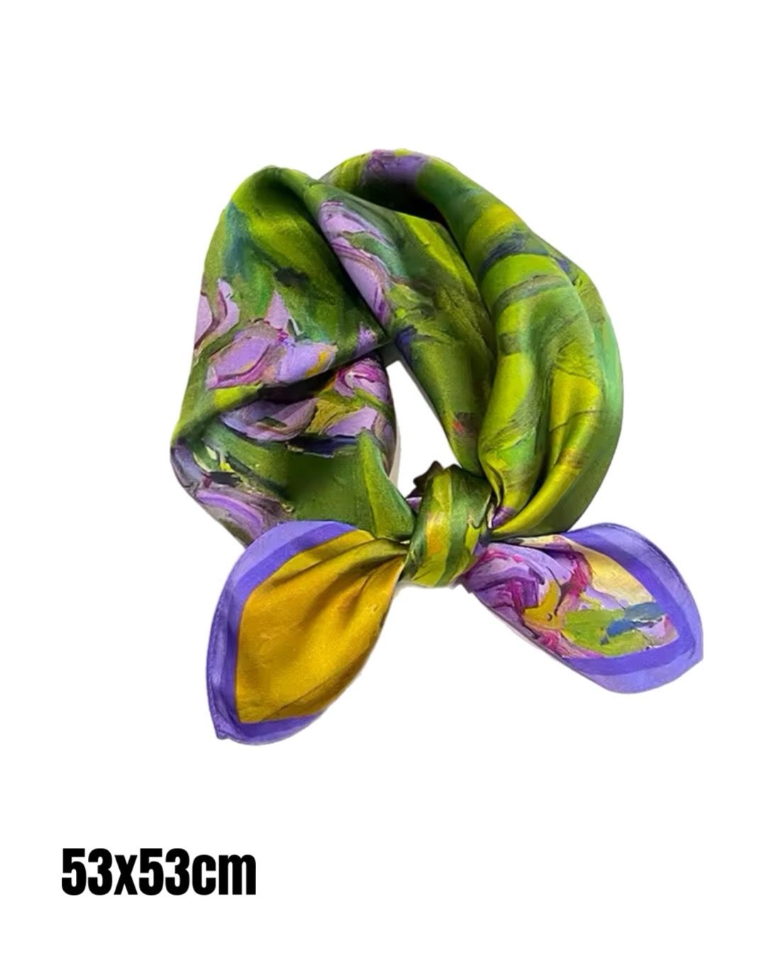 Lila Green Scarf