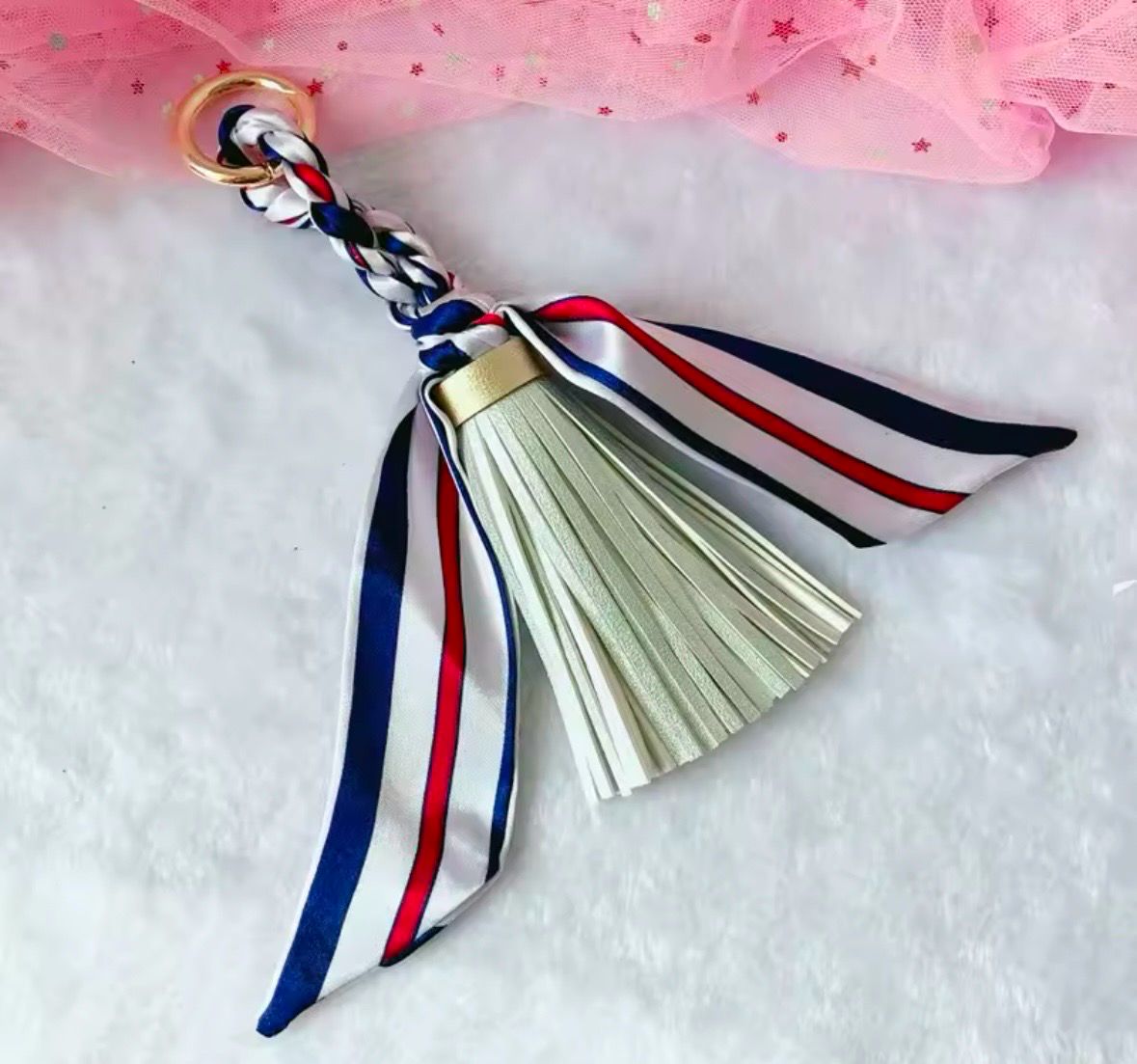 Marine Keychain Bowknot Scarf