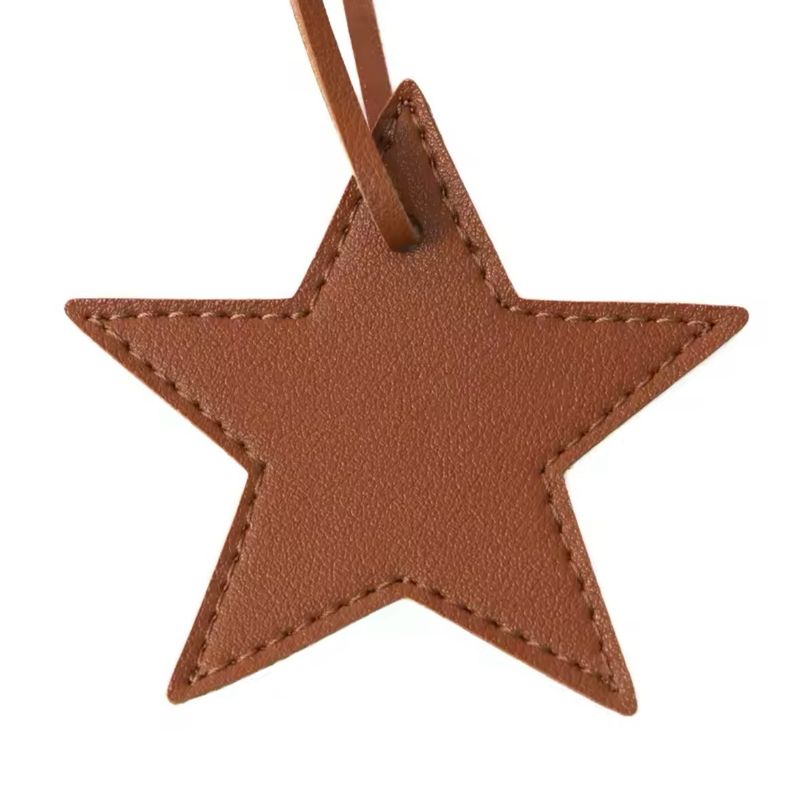 Stars Leather Bag Charm