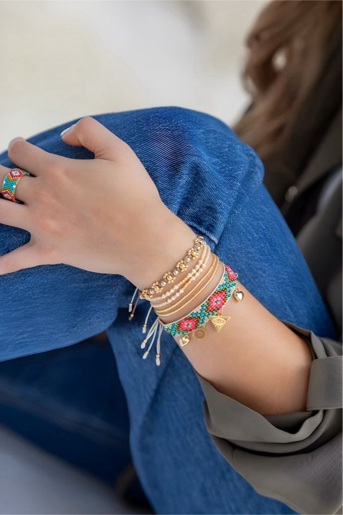 Set de Pulseras Tejida Emery