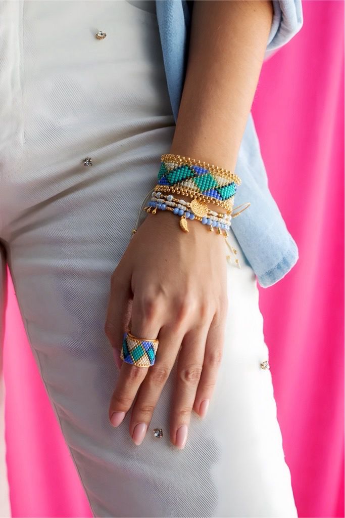 Pulsera Amelia Aqua