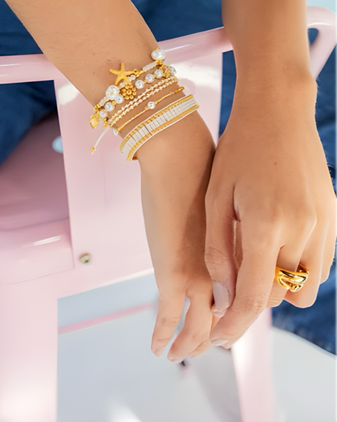 Set pulseras Mar Playero