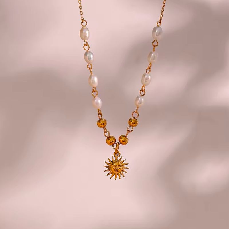 Sun Pearl Necklace