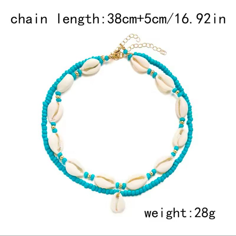 Turquoise Shell Necklace