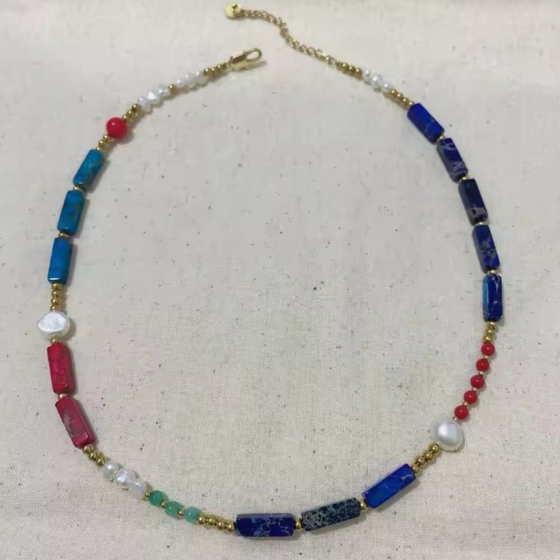 Boho Pearl Necklace