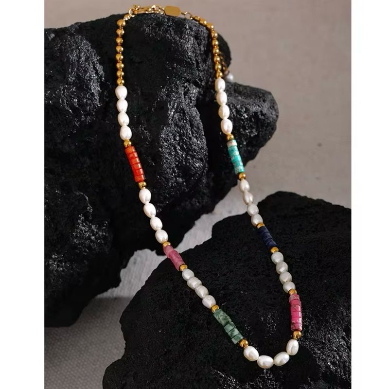 Ethnic Pearls Necklace